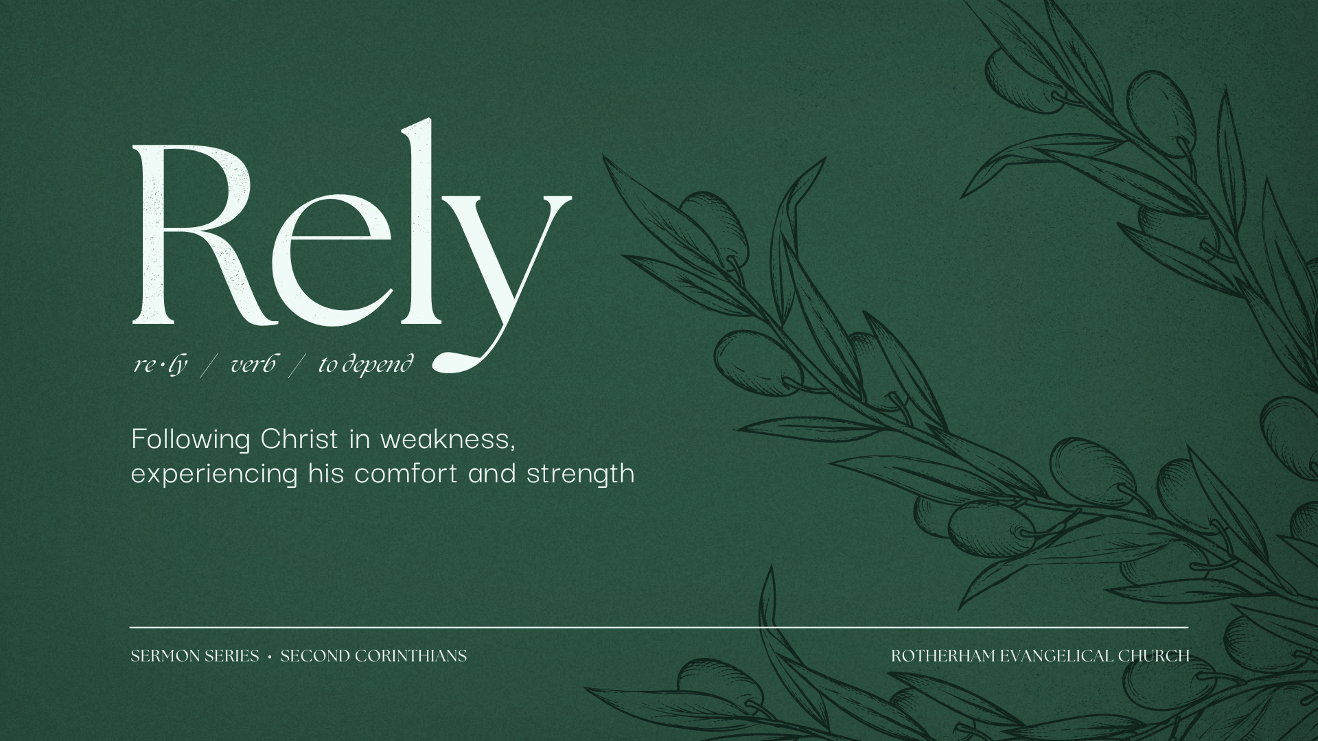 Rely - 2 Corinthians